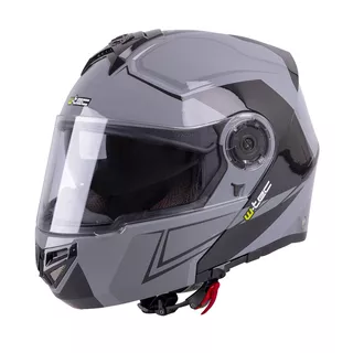 Kask motocyklowy szczękowy W-TEC Vexamo z blendą - Czarno-zielony