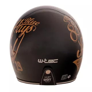 Kask motocyklowy otwarty W-TEC Café Racer - Wielka gwiazda