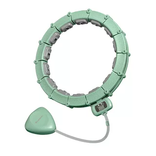 Hula hop z obciążeniem inSPORTline Weight Hoop Lite 69–135 cm ∙ magnetyczne wypustki ∙ ekran LCD ∙ regulowany obwód ∙ magnety