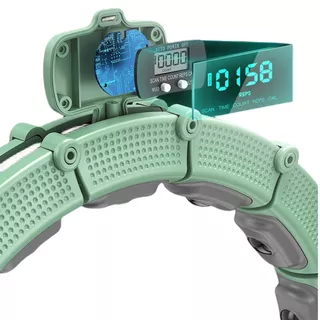 Hula hop z obciążeniem inSPORTline Weight Hoop Lite 69–135 cm ∙ magnetyczne wypustki ∙ ekran LCD ∙ regulowany obwód ∙ magnety