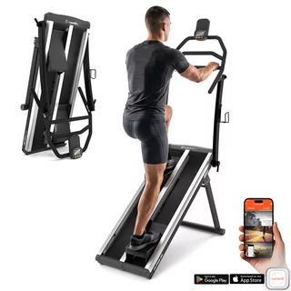 Schody fitness inSPORTline ZenPeak 80 ∙ 32 poziomy oporu ∙ nośność 135 kg ∙ 2 poziomy nachylenia ∙ hamulec elektromagnetyczny