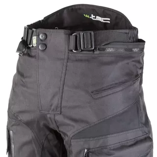 Męskie spodnie motocyklowe W-TEC Kaluzza - Czarny