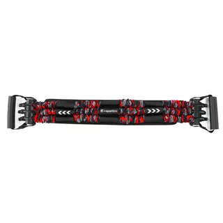 Ekspander regulowany inSPORTline Striker Triple ∙ opór 16–48 kg ∙ 3 gumy w ochronnych rękawach