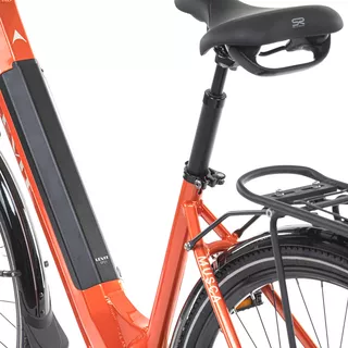Miejski rower elektryczny z oświetleniem Levit Musca Urban HD 468 28" - Orange Pearl, 18" (160-180 cm)