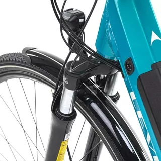 Miejski rower elektryczny Levit Musca Urban MX Lowstep 630 28" - Turquoise pearl