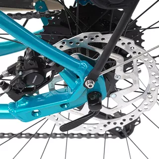 Miejski rower elektryczny Levit Musca Urban MX Lowstep 630 28" - Turquoise pearl