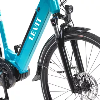 Miejski rower elektryczny Levit Musca Urban MX Lowstep 630 28" - Turquoise pearl
