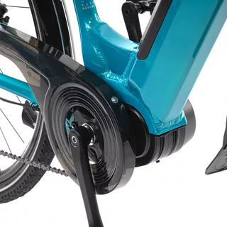 Miejski rower elektryczny Levit Musca Urban MX Lowstep 630 28" - Turquoise pearl