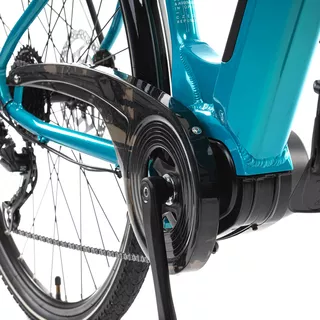 Miejski rower elektryczny Levit Musca Urban MX Lowstep 630 28" - Turquoise pearl
