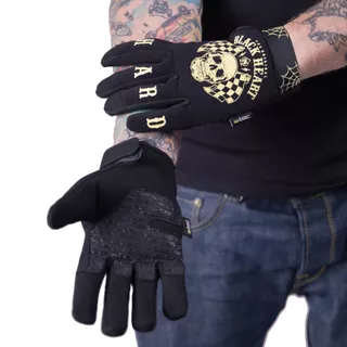 Rękawice motocyklowe W-TEC Black Heart Restarter - Czarny