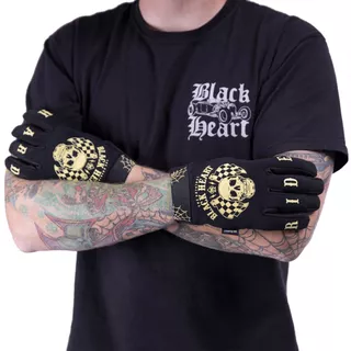 Rękawice motocyklowe W-TEC Black Heart Restarter - Czarny