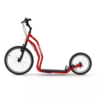 Hulajnoga Yedoo RunRun Mula 20/16" pompowane koła - Czarny - Czerwony