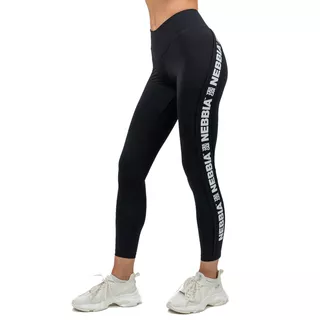 Legginsy z wysokim stanem Nebbia ICONIC 209 - Czarny