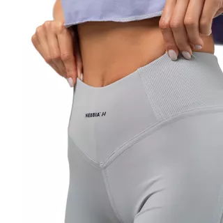 Legginsy modelujące z wysokim stanem Nebbia GLUTE PUMP 247 - Jasny fiolet