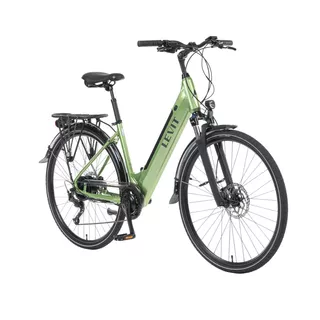 Miejski rower elektryczny z oświetleniem Levit Musca Urban HD 468 28" - Orange Pearl, 18" (160-180 cm)