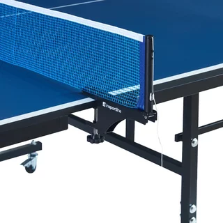 Stabilny składany stół do tenisa stołowego z kółkami inSPORTline Sental 150 - Czarny