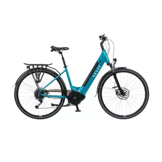 Miejski rower elektryczny Levit Musca Urban MX Lowstep 630 28" - Turquoise pearl - Turquoise pearl
