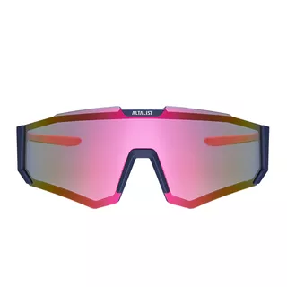 Sportowe okulary przeciwsłoneczne Altalist Kizuna Polarized - biało-niebieski z niebieskimi okularami