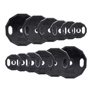 Gumowane obciążenia olimpijskie inSPORTline Ruberton 50 mm 1,25-25 kg