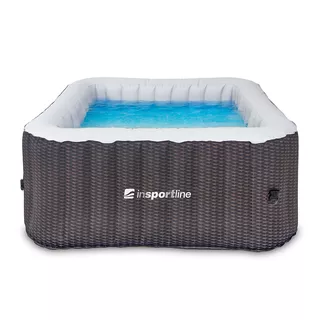 Jacuzzi ogrodowe z hydromasażem ogrzewane inSPORTline Evinos