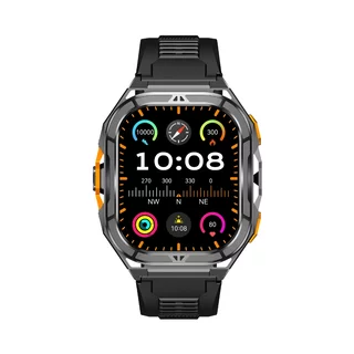 Smartwatch wodoodporny inSPORTline Zakuro – inteligentny zegarek 5 ATM ∙ połączenia ∙ kompas / barometr