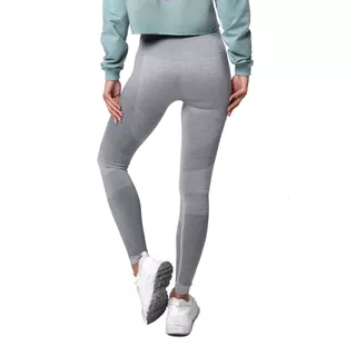 Damskie leginsy Boco Wear Sparkle Grey Melange Shape Push Up - Szary