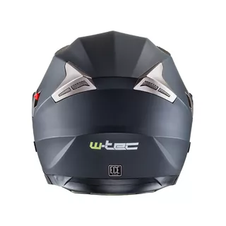 Kask motocyklowy otwarty z blendą W-TEC Putta - czarno-brązowy