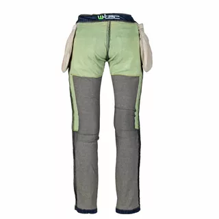 Damskie jeansowe spodnie motocyklowe W-TEC Kavec - Ciemny niebieski