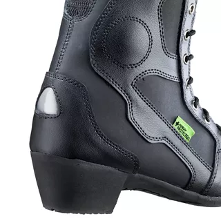 Damskie skórzane buty motocyklowe W-TEC Jartala - Czarny