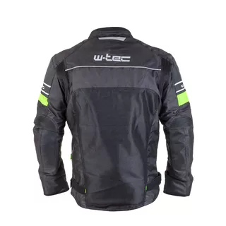 Męska kurtka motocyklowa W-TEC Meltsch - Czarno-zielony neonowy