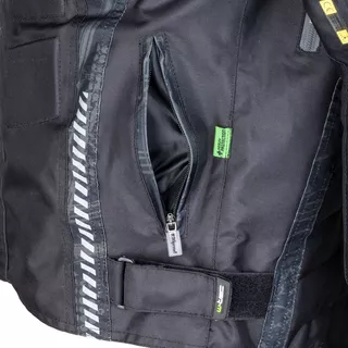 Męska kurtka motocyklowa W-TEC Kamicer - Czarno-szary