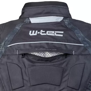 Męska kurtka motocyklowa W-TEC Kamicer - Czarno-szary
