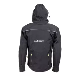 Męska kurtka motocyklowa soft-shell W-TEC Borozef - Czarno-zielony