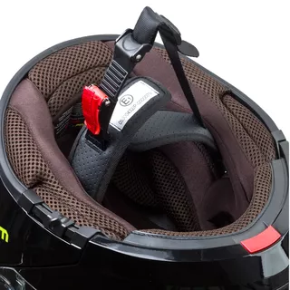 Kask motocyklowy szczękowy W-TEC Vexamo z blendą - Czarno-zielony