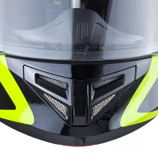 Kask motocyklowy szczękowy W-TEC Vexamo z blendą - Czarno-zielony