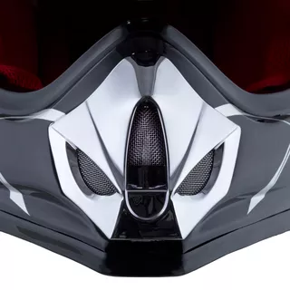 Młodzieżowy kask motocyklowy W-TEC V310 enduro - Czarny LRB