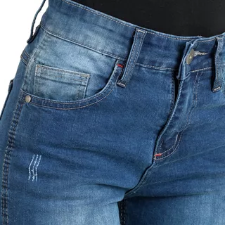 Damskie jeansowe spodnie motocyklowe W-TEC Panimali - Niebieski