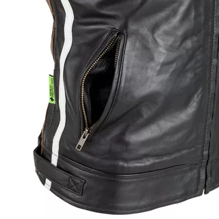 Damska skórzana kurtka motocyklowa W-TEC Sheawen Lady Black - Czarny
