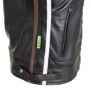 Damska skórzana kurtka motocyklowa W-TEC Sheawen Lady Black - Czarny
