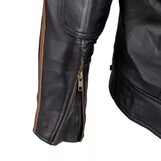 Damska skórzana kurtka motocyklowa W-TEC Sheawen Lady Black - Czarny