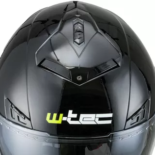 Kask motocyklowy W-TEC NK-850 otwierany + BLENDA - Biały błyszczący
