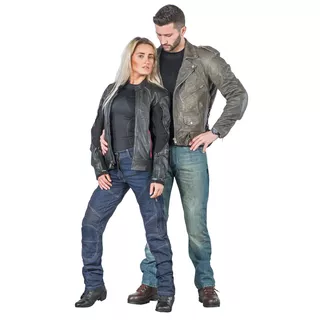 Męskie jeansy motocyklowe W-TEC Airweigt - Jasno-niebieski