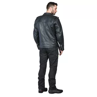 Skórzane buty motocyklowe W-TEC Bangoff - Czarny