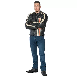 Męskie jeansy motocyklowe W-TEC C-2025 - Niebieski