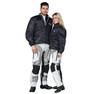 Męska kurtka motocyklowa W-TEC Ventex - Jasnoszary