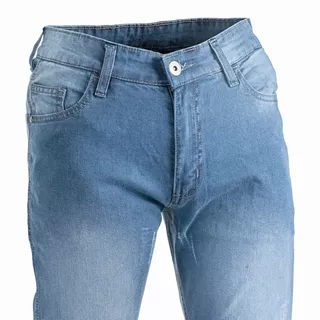 Męskie jeansowe spodnie motocyklowe W-TEC Shiquet - Niebieski
