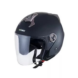 Kask motocyklowy otwarty z blendą W-TEC YM-623 - Matowy brązowo-czarny