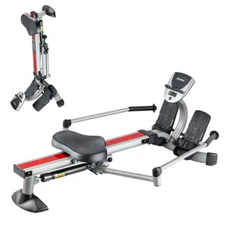 Wioślarz treningowy hydrauliczny inSPORTline Power Master X - Srebrny