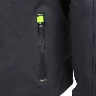 Męska kurtka motocyklowa soft-shell W-TEC Borozef - Czarno-zielony