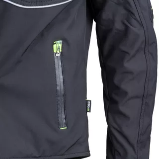 Męska kurtka motocyklowa soft-shell W-TEC Borozef - Czarno-zielony